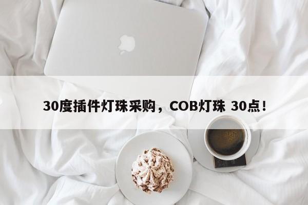 30度插件灯珠采购，COB灯珠 30点！-第1张图片-LED灯珠-LED灯珠贴片-LED灯珠厂家台宏光电